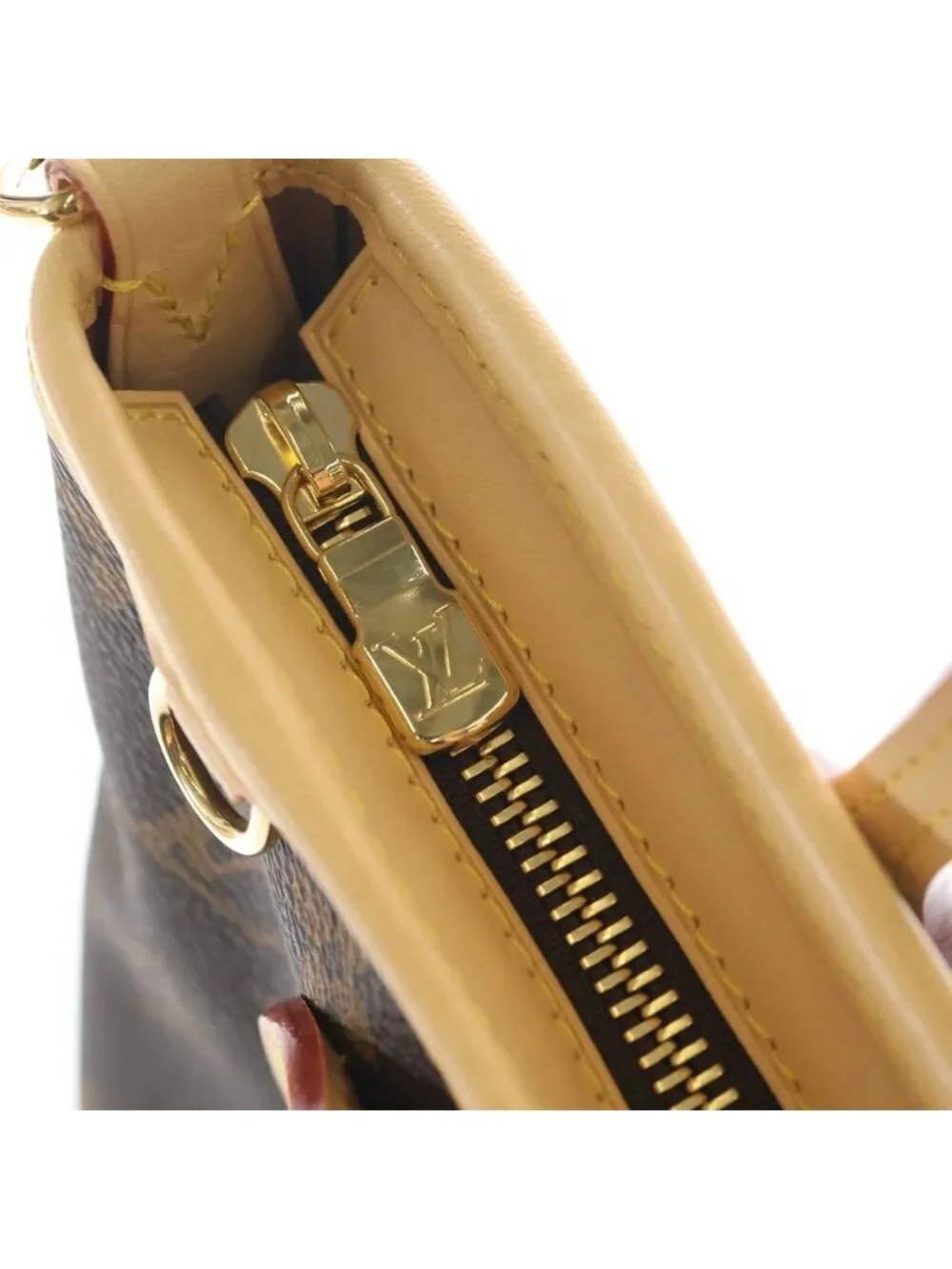 Louis Vuitton Monogram Neverfull BB Tote Shoulder Bag 2-Way Leather Brown
